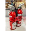 Image 1 : 3 FULLY CHARGED 5LB FIRE EXTINGUISHERS