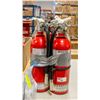 Image 1 : 3 FULLY CHARGED 5LB FIRE EXTINGUISHERS