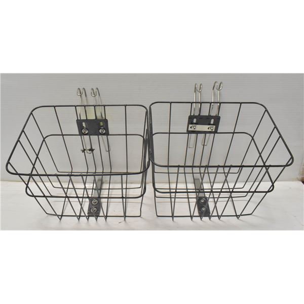 2 BIKE HANDLE BAR BASKETS