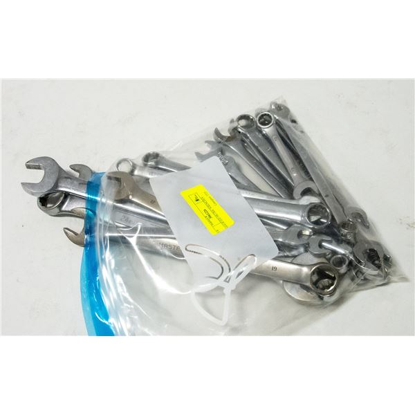 ASSORTED METRIC WRENCHES