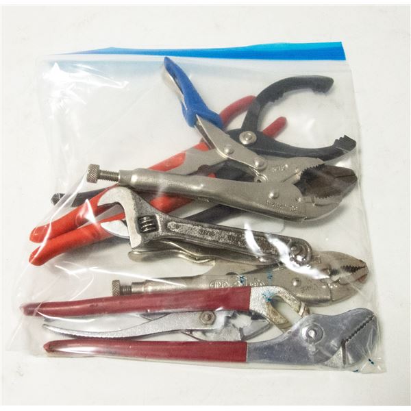 LOT OF ASSORTED PLIERS