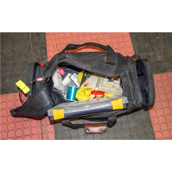BAG OF FISHING GEAR