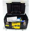 Image 2 : STANLEY TOOL BOX WITH ASSORTED TOOLS