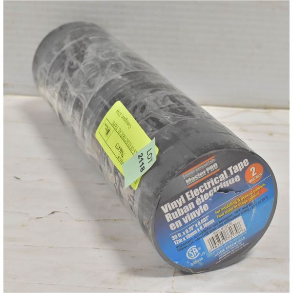 12 ROLLS OF ELECTRICAL TAPE