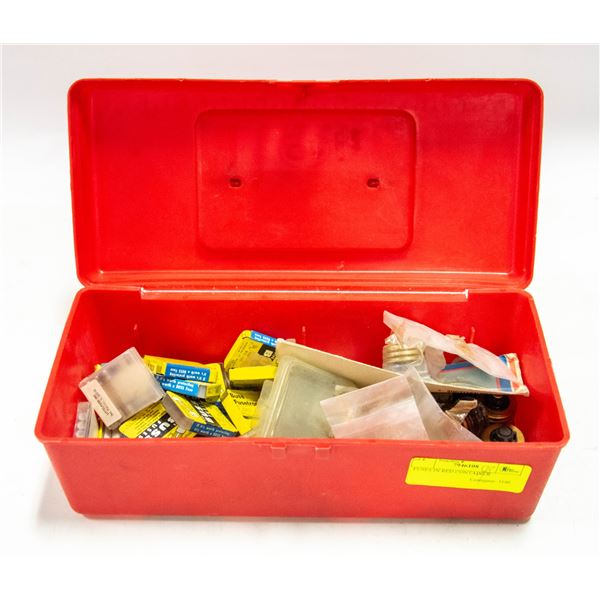 FUSES IN RED CONTAINER