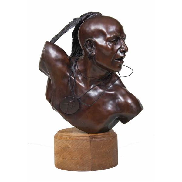 Glenna Goodacre-War Chant, Indian Bust