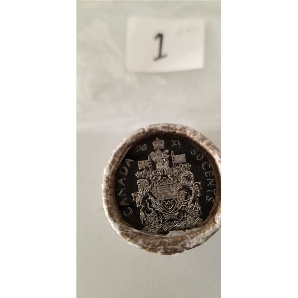 2021 50 CENT MINT ROLL