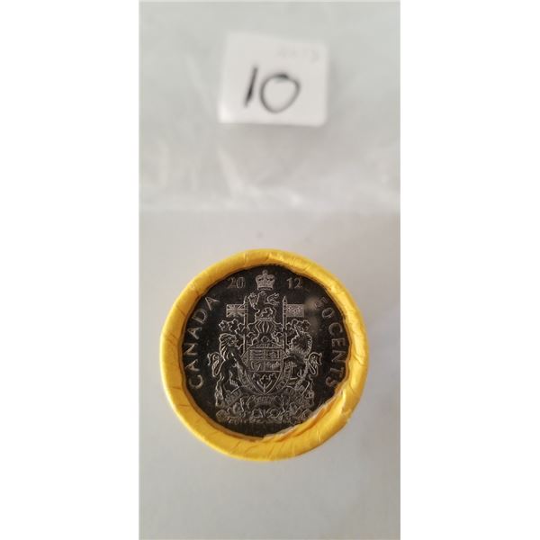2012 50 CENT MINT ROLL