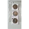 Image 1 : 3 UNC SILVER DOLLARS 1965, 1966, 1967