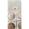 Image 2 : 6 COMMEMORATIVESILVER DOLLARS ALL VERY HIGH GRADE