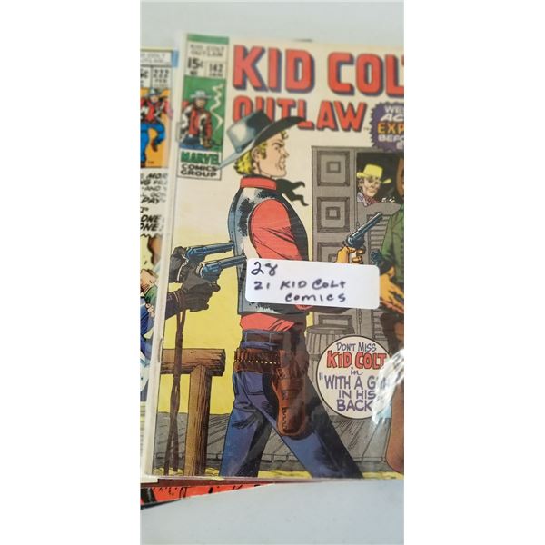 21 KID COLT OUTLAW COMICS