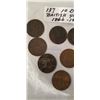 Image 1 : 10 OLD BRITISH PENNIES 1866-1940