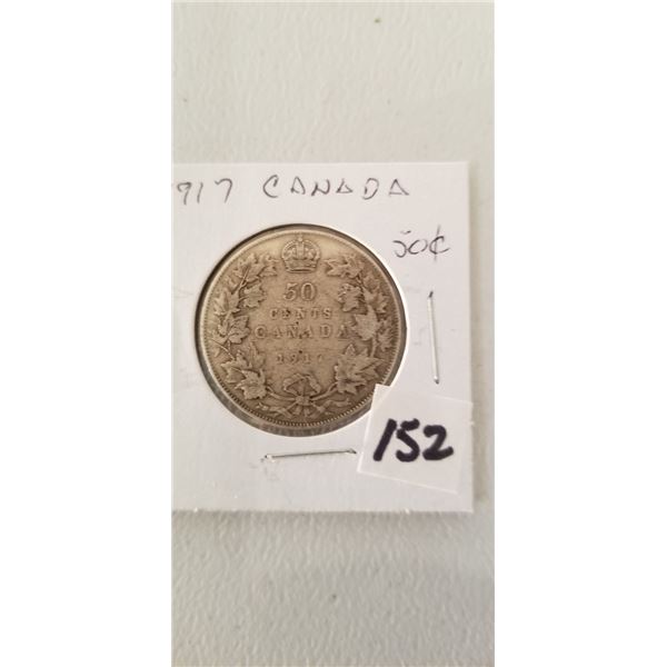 1917 CANADA 50 CENT