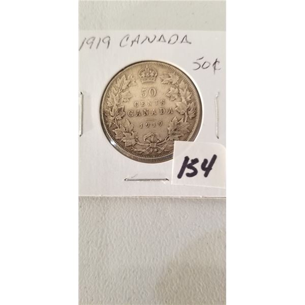 1919 CANADA 50 CENT