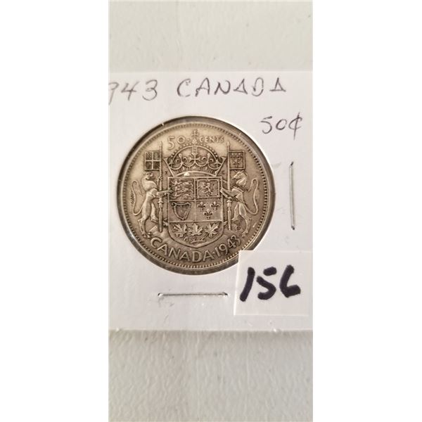 1943 CANADA 50 CENT