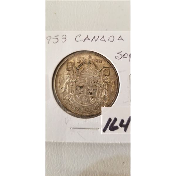 1953 CANADA 50 CENT