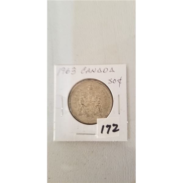 1963 CANADA 50 CENT