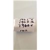 Image 1 : 1 SPLIT ROLL 1960 61 62 50 CENT COINS 20 COINS IN ROLL