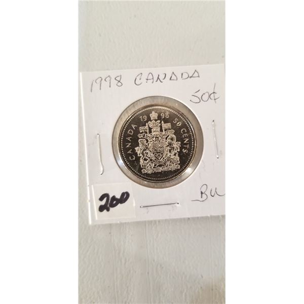 1998 CANADA 50 CENT