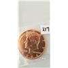 Image 1 : 1 OZ. .999% COPPER JFK DOLLAR