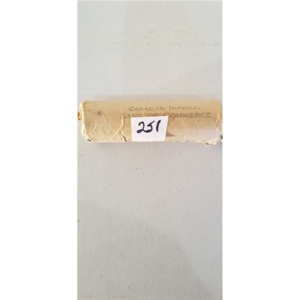 ROLL OF UNC. 1966 5 CENT 40 COINS