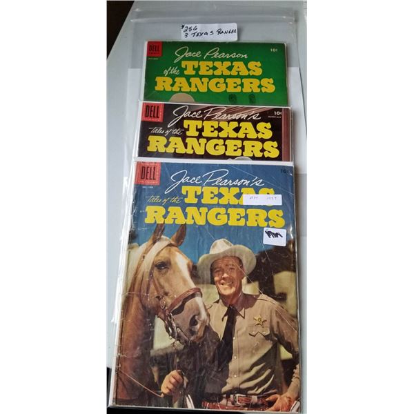 3 TEXAS RANGERS COMICS