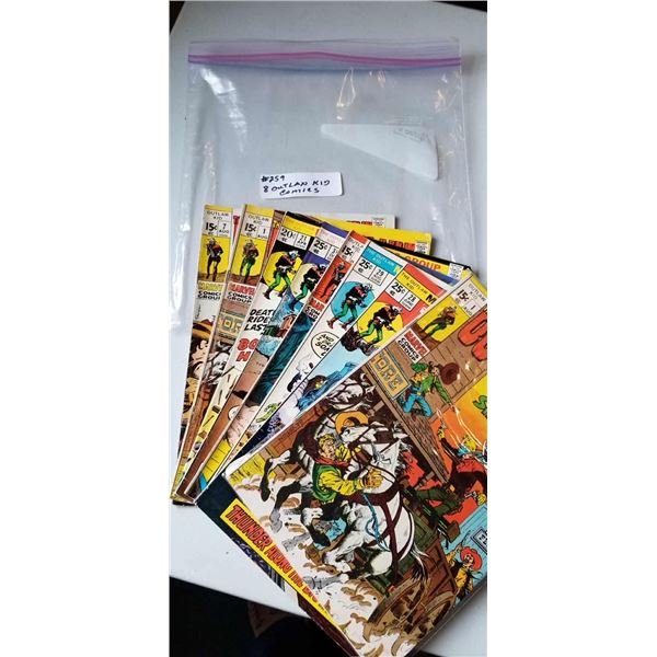 8 OUTLAW KID WESTERN COMICS