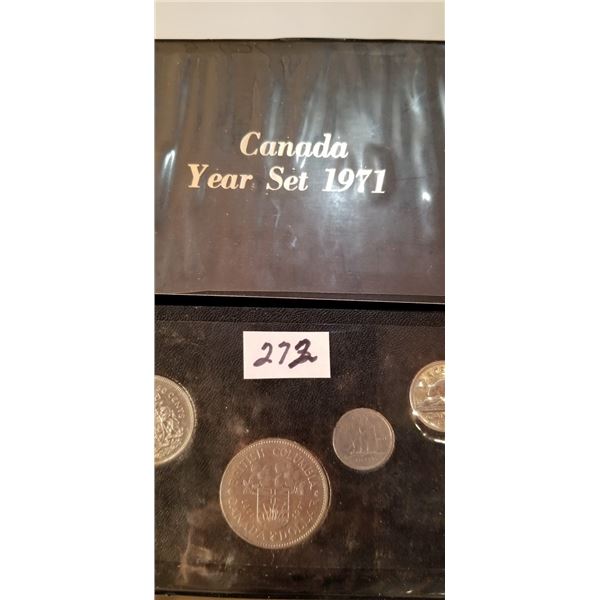 1971 CANADA YEAR SET WITH 1969 50 CENT CION