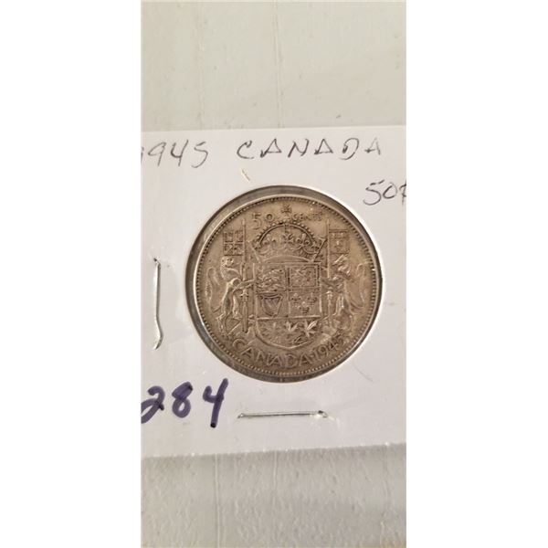 1945 CANADA 50 CENT