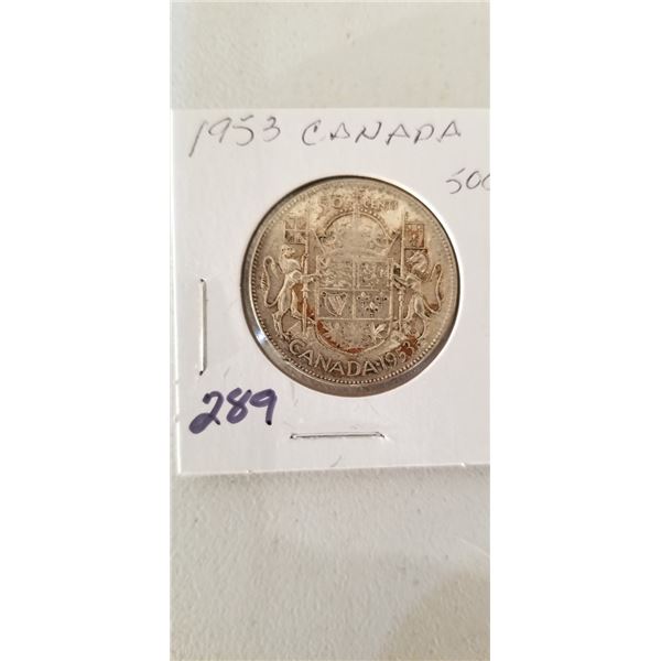 1953 CANADA 50 CENT