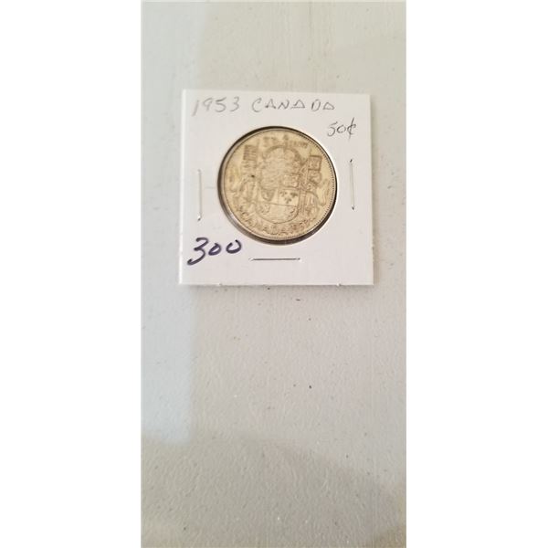 1953 CANADA 50 CENT