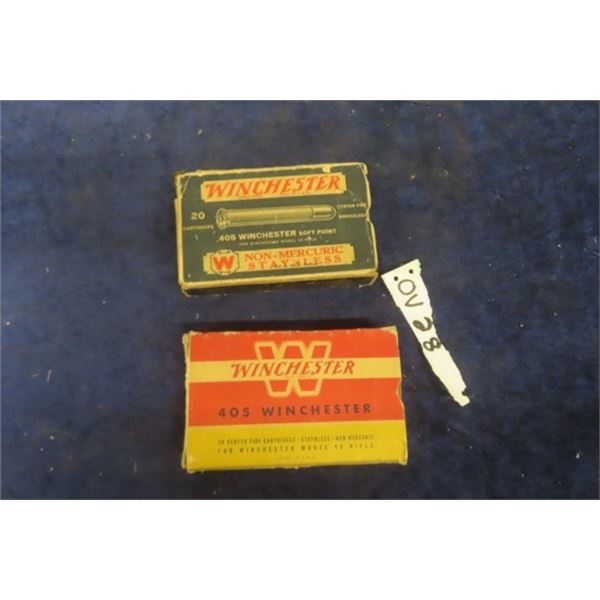 Vintage Winchester 405 win Ammo - 40 Rounds - MUST PROVIDE PROOF OF PAL PRIOR TO PURCHASE - WE DO NO