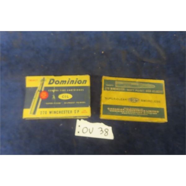 Vintage CiL 270 Winchester S.P. Ammo - 40 Rounds-MUST PROVIDE PROOF OF PAL PRIOR TO PURCHASE - WE DO