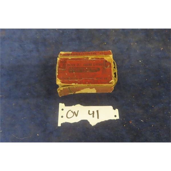 Vintage Winchester 32 Cal Self Loading Ammo - 50 Rounds - with Box in 2 Pieces - MUST PROVIDE PROOF 