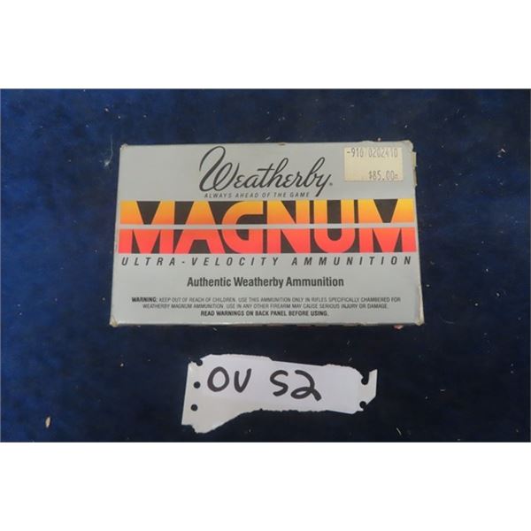 Weatherby 460 Weatherby Magnum Ammo - 19 rounds - MUST PROVIDE PROOF OF PAL PRIOR TO PURCHASE - WE D