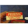 Image 2 : Federal 22-250 Rem Ammo - 14 Rounds - MUST PROVIDE PROOF OF PAL PRIOR TO PURCHASE - WE DO NOT SHIP A