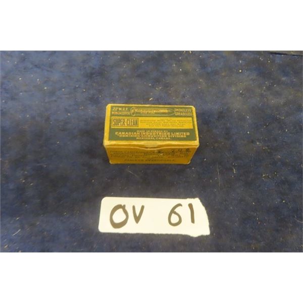 Vintage CiL 22 Winchester Rim Fire Ammo - 50 rounds -  MUST PROVIDE PROOF OF PAL PRIOR TO PURCHASE -