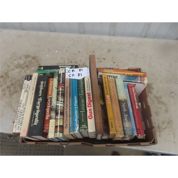26 Books ; Guns, Hunting, Fishing