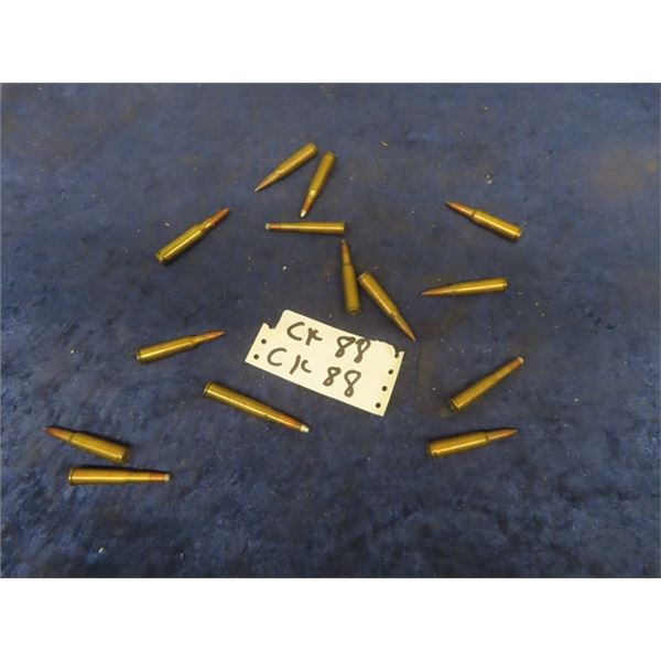 14 Rifle Ammo Piece - Mixture ; 25-35, 250, 303 British - Possibly others? - MUST PROVIDE PROOF OF P