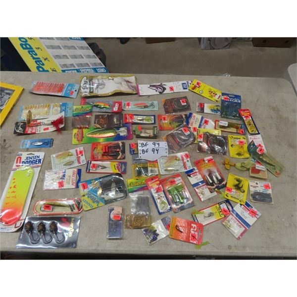 55 + New Fishing Lures, Hooks, Jigs - some with Multiple Amounts in Packages