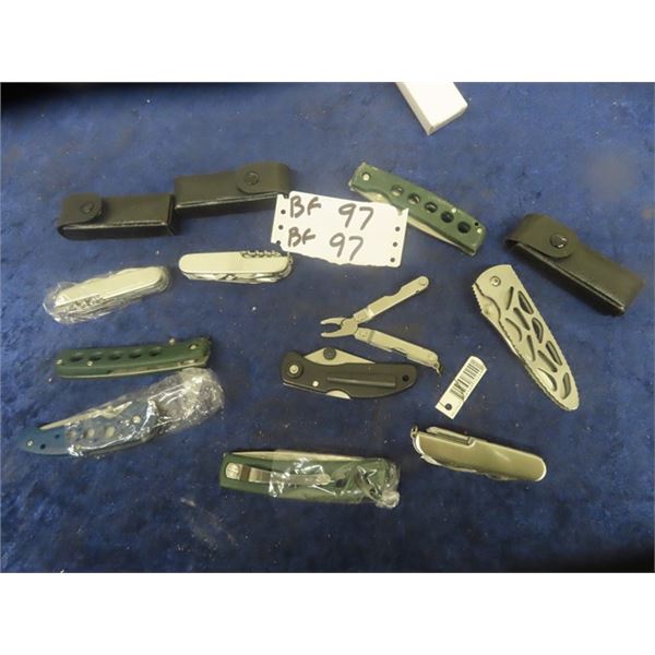 10 New Knives, Multi Tools : Single + Multi Blade