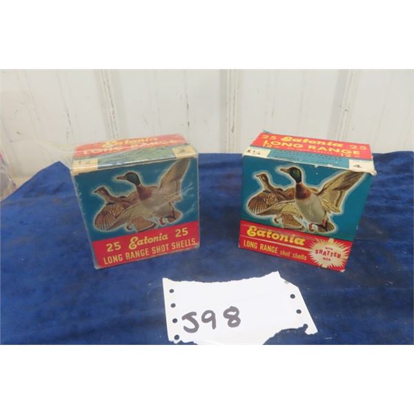 2 Vintage Eatonia 12 Gauge Ammo - 50 Rounds  - MUST PROVIDE PROOF OF PAL PRIOR TO PURCHASE - WE DO N