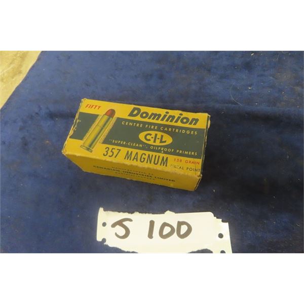 CiL Vintage 357 Magnum Ammo - 50 Rounds  - MUST PROVIDE PROOF OF PAL PRIOR TO PURCHASE - WE DO NOT S
