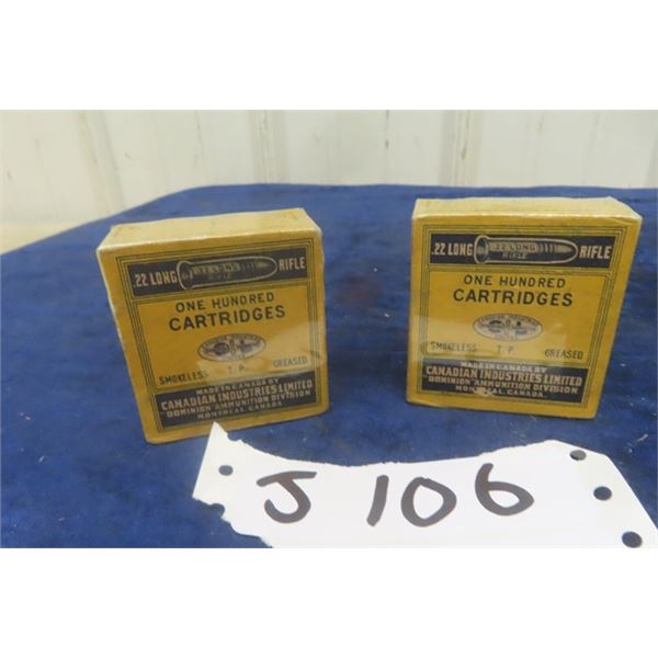 CiL Vintage 22 Long Ammo - Believed to be 100 Rounds  - MUST PROVIDE PROOF OF PAL PRIOR TO PURCHASE 