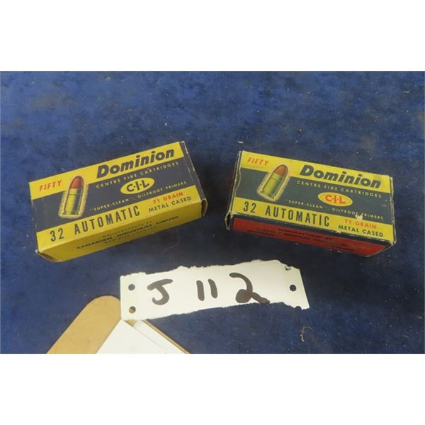 CiL Vintage 32 Auto Ammo - 100 Rounds  - MUST PROVIDE PROOF OF PAL PRIOR TO PURCHASE - WE DO NOT SHI