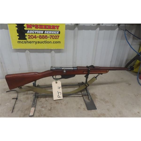 Steyr 1897 6.5x55 BA18.5" Serial # 2474 with Military Strap, Selling with 7 Ammo on 2 Stripper Clips