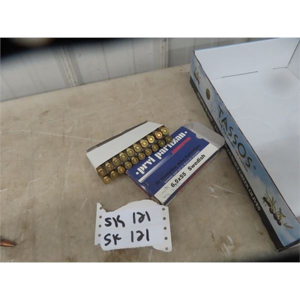 6.5 x 55 Swede Ammo - 20 Rounds - MUST PROVIDE PROOF OF PAL PRIOR TO PURCHASE  + WE DO NOT SHIP AMMO