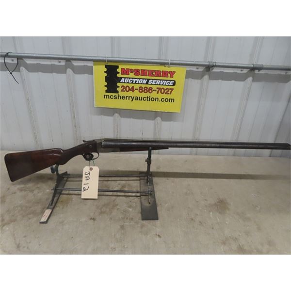 JH Ashdowns Diamond A 12 Gauge DB Shotgun 30" Serial# 6684- MUST PROVIDE PROOF OF PAL PRIOR TO PURCH