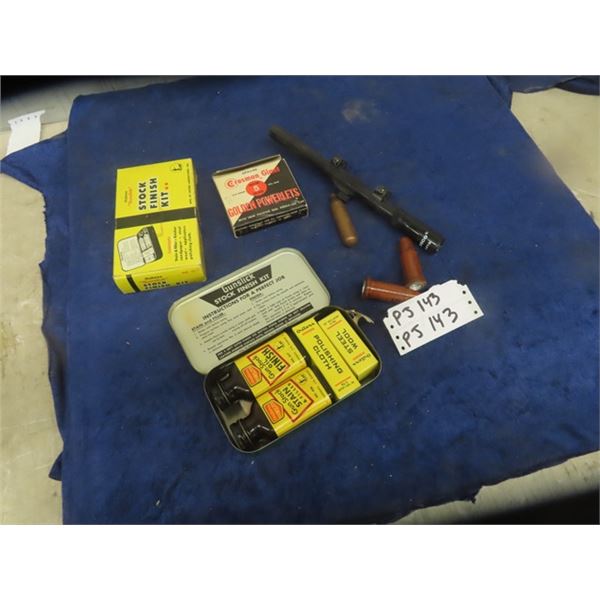 Stock Finish Kit, Crossman C02, Tasco 4x15, Wooden Bullet Salt + Pepper Shaker