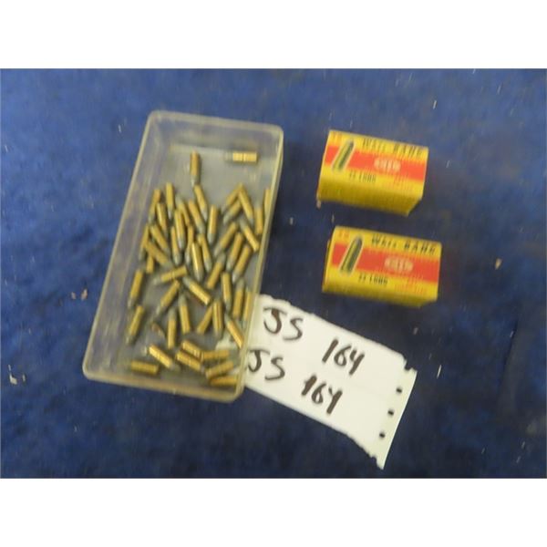 2 Vintage Whiz 22 Cal Ammo - 100 Rounds plis Loose 22 Ammo - Approximately 35 pieces MUST PROVIDE PR
